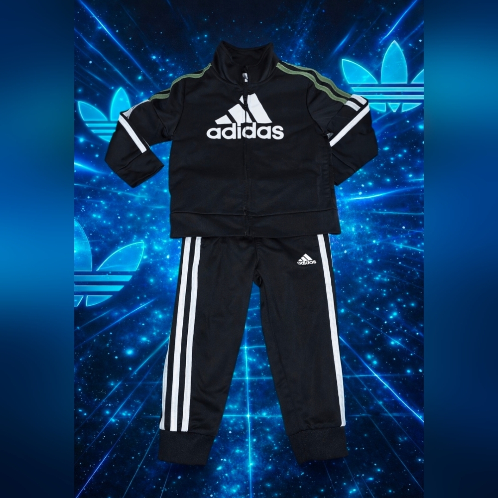 Adidas Black and White Athletic Set